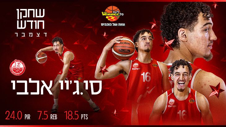 ה-MVP של חודש דצמבר: סי.ג'יי אלבי